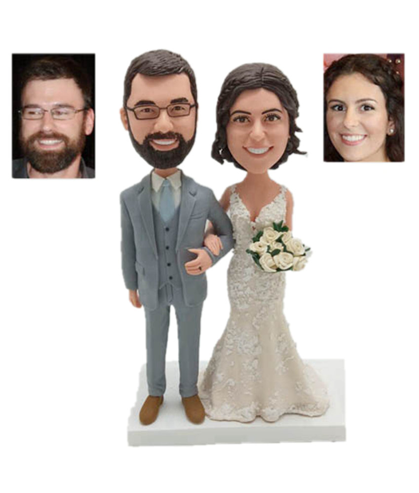 Custom Wedding Cake Topper Personalized From Photo